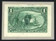 Scott $750+... Est. $300/400 654 1898, 15, Block of 4, #284 $150 N.h., tiny shallow thin on lower left corner of upper left stamp and bottom two have a crease, fine to very fine. Scott $1,900... Est. $200/300 1898 Trans-Mississippi Issue 649 8 Violet Brown, Watermarked USIR, #272a $250 Used, generally fine to very fine, 1994 P.
