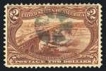 $250/350 669 1901, 1 Pan-American, Plate Block of 10, #294 $150 N.h., one stamp with very minor dist.
