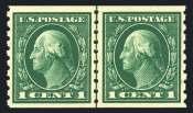 h., marginal copy, nice centering, extremely fine, photocopy of 2009 P.S.E. cert. for block Grade 90, should grade high. Scott $250 ++... Est. $200/250 723 10 Perf 12, Orange Yellow, #400 $110 N.h., well centered, immaculate and very fine.