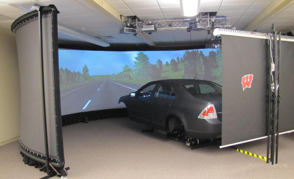 Eye tracking equipment was used to monitor visual search patterns as they navigated through the interchange.
