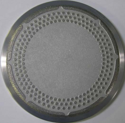 Introduction Diamond disc Pad Retaining Ring During pad conditioning, the