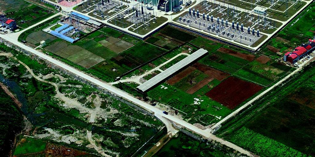 HVDC converter station in Longquan, China, for the Three
