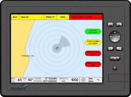 FSIP DATA DISTRIBUTION FishSAFE is a PC-based safety device providing detailed oil & gas infrastructure information GPS receiver signal combines with infrastructure database Audible and