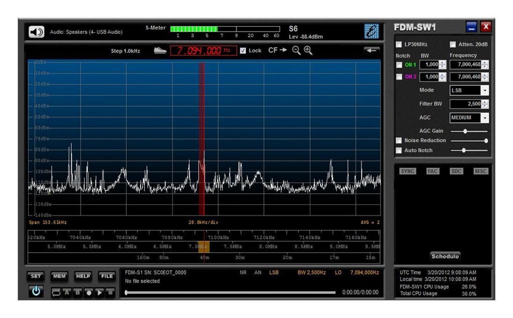 FDM-SW1 Features Advanced file recording/playback: - Fast file positioning using