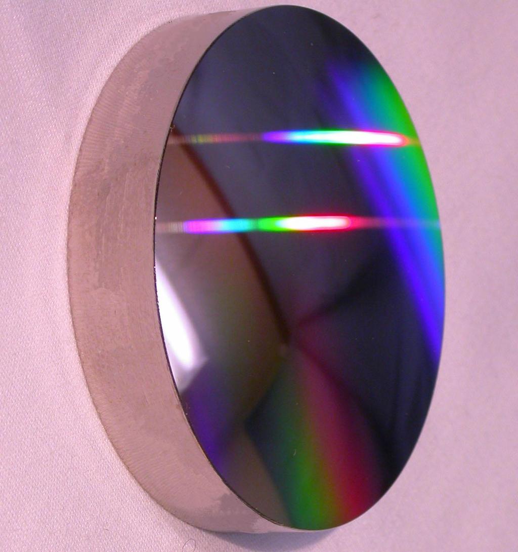 Figure 7 Diamond machined diffraction grating Veeco nth.