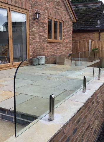 Balustrades can achieve this aim, whilst offering the benefit of transparency for an airier and more open feel to your space.