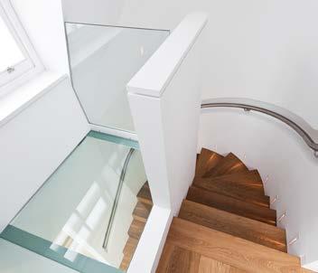 Aesthetics: Modern, elegant and sleek; the aesthetic value of glass balustrades cannot be matched.
