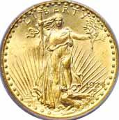 fruits of those trips are in this months catalog. Kick back and enjoy the selection! 1924 $20 St. Gaudens PCGS.