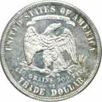 A beautiful Small Eagle dollar with solid detail and pleasing original light steel-gray surfaces........ #229018 $5650.00 1797. PCGS. AU-50. 9x7 Stars, Large Letters.
