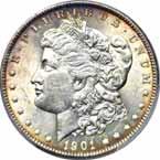 ..... #130190 $325.00 1897-O. PCGS. MS-61. Crisp white luster and a sharp strike. Outstanding for the grade....................... #129547 $1395.00 1897-S. PCGS. MS-65. PL.