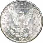 A beautiful Gem example of the first Morgan Dollar rev. variety w/blazing white luster and a needlesharp strike.