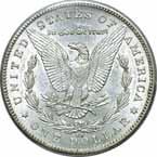 Frosty white luster and a sharp strike.......... #138204 $549.00 1884-S. NGC. AU-58. CAC. Crisp white luster with frosted design features and proof-like fields.