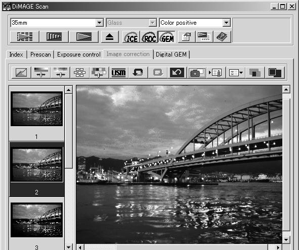ADVANCED IMAGE PROCESSING White, gray, and black point corrections On the tone curve / histogram palette, corrections can be made by specifying a white, black, and gray point within the image.