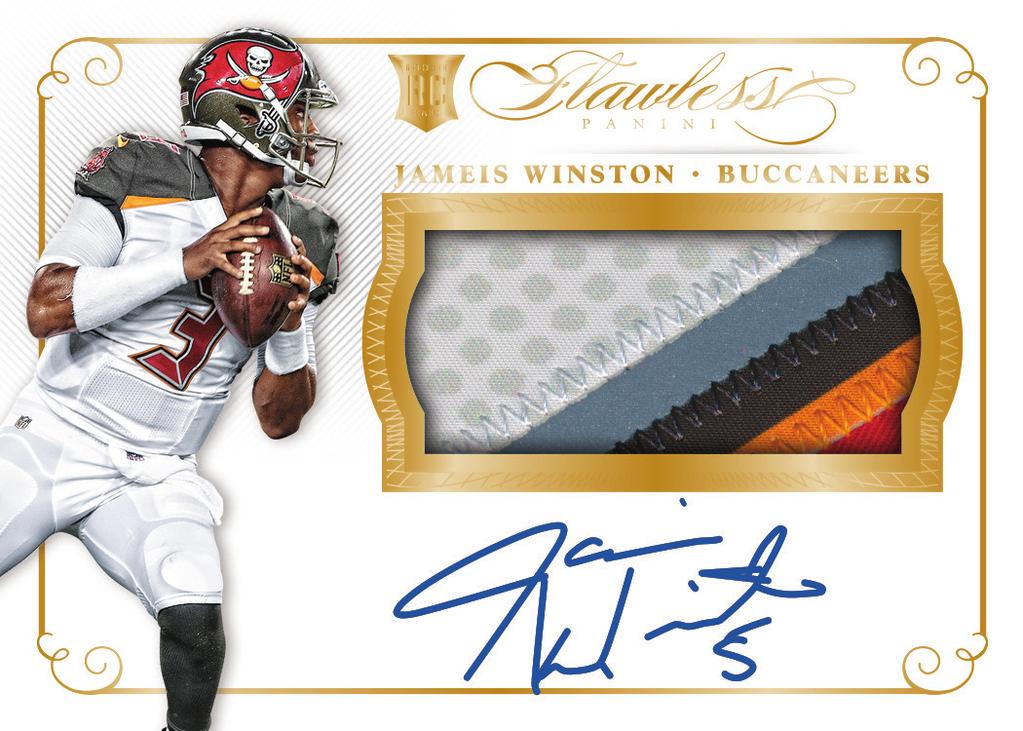 ROOKIE PATCHES AUTOGRAPHS GOLD FLAWLESS PROGRESSIONS BLUE ROOKIE INSCRIPTIONS JAMEIS WINSTON M A R C U S M A R I O TA TODD GURLEY In the Rookie Patches