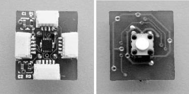 9. Intelligent sensor for switch. communication lines is removed and lines are directly attached to the board. Figure 7 shows the developed board for Maxon motors.