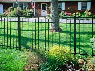 EO4200-BK is a 48 high (EO5200-BK = 60 H ) three rail fence that combines the best features of the EO4101 and EO4202.