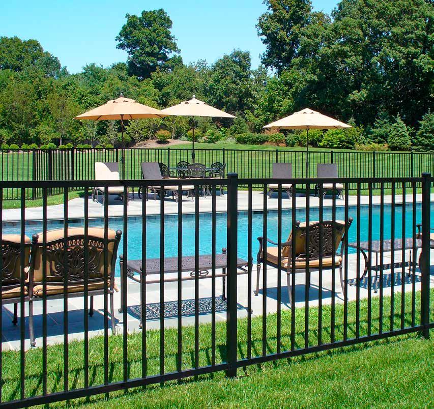 EO4OV-BK EO40V-BK is a 48 high two rail fence that meets the national BOCA pool code requirements and