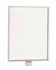 au T1212CACH A4 Angled Brochure Display To Suit A4730/A4733 Plate or in box of 8 Clear