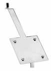 85 T1241CH M4240CA A4733CH A4730CH Crowd Control Angled Accessory Plate To Suit M4240CA 1-4