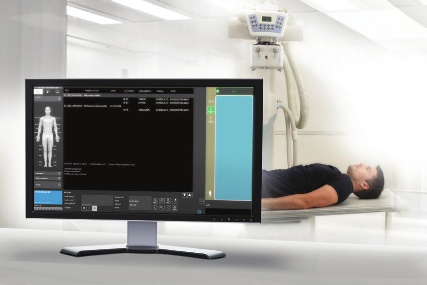 DICOM image formatting with all associated patient and examination meta-data integrate Vision U systems seamlessly into