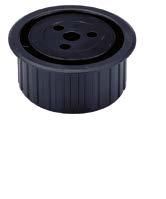 150 145-173 9 054 501 100 ea. PU Adapter for levelling foot For extending the levelling foot by 50 mm Plastic, black Order no.