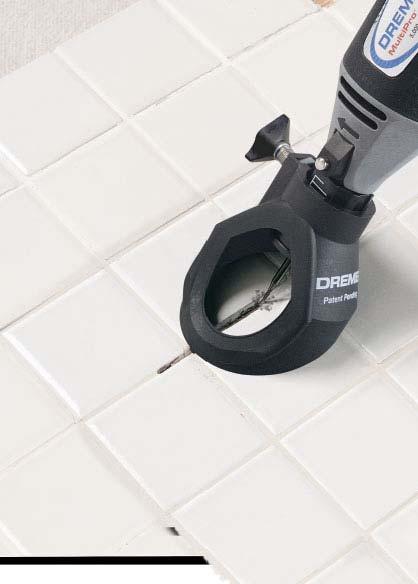 Excellent cutting visibility Includes 1/16" Grout Removal Bit Model