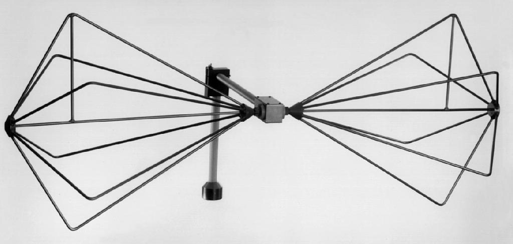 Antennas 1 Agilent 11966A K24 Biconical Antenna The rugged balun design of this antenna makes it especially suitable for susceptibility tests where high input powers are needed.