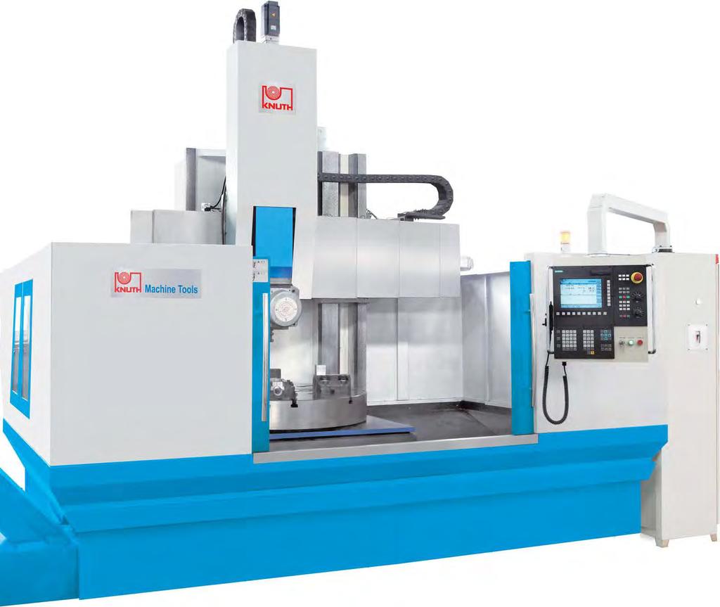CNC Vertical Lathes VDM 1250 1600 2000 Efficience and Precision - with proven control technology B heat-treated machine bed made of premium HT300 cast-iron large, induction-hardened and