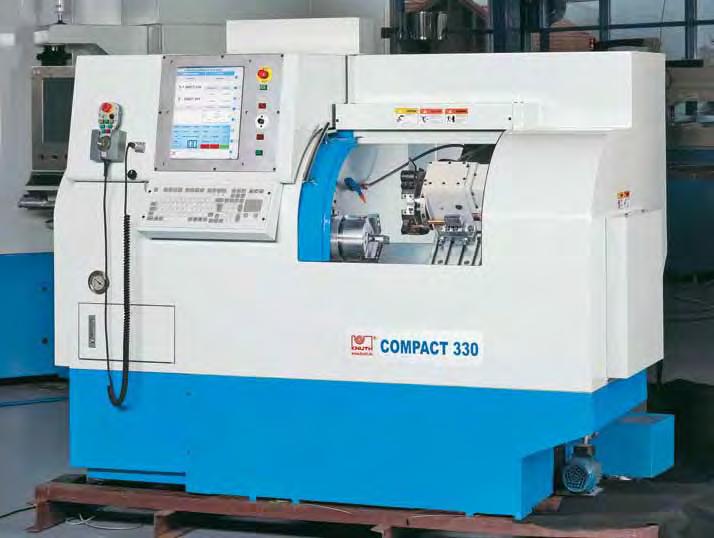 Compact 330: with state-of-the-art GPlus 450 CNC control spindle capacity of 34 mm drive motor 5.5 / 7.