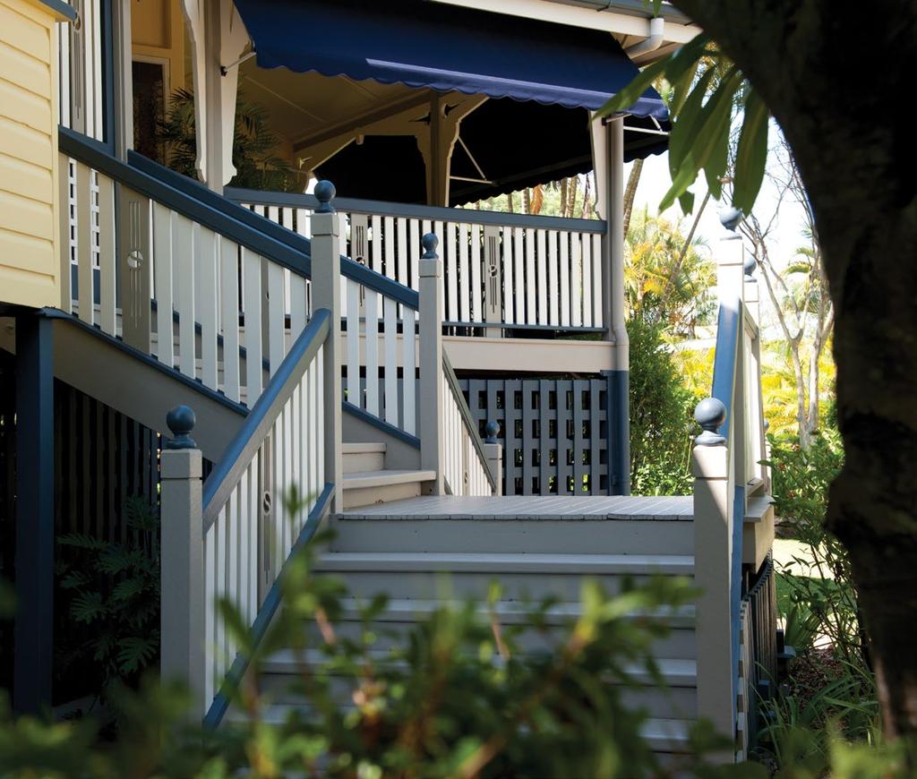 Fin s Facts about Verandah Stairs. 8 Verandahs are a way of life for every Queenslander. Cool and inviting, they provide the perfect place to relax and enjoy our uniquely laidback lifestyle.