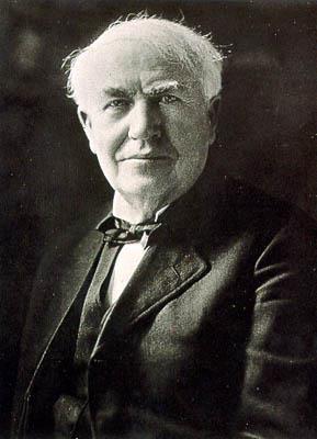 Thomas Edison 1847 1931 The Wizard of Menlo Park Holder of over 1000 patents Developed the phonograph, the light bulb, and motion picture camera Founder of