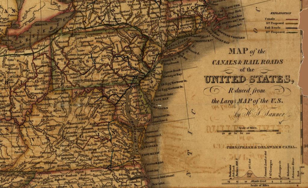 1835 map showing