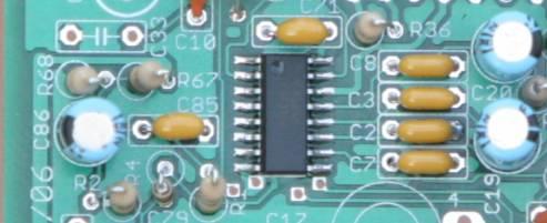 (300 ohms - marked orangeblack-brown-gold) Install 0.1 uf (marked 104 ) capacitors: C71, C85 Install 0.