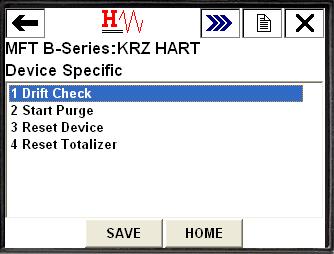 HART Interface The Zero-Mid-Span Drift tests can be initiated through the HART interface