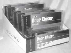 COMMERCIAL DOOR HARDWARE RESIDENTIAL GRADE DOOR CLOSERS For metal & wood doors up to 150 lb.