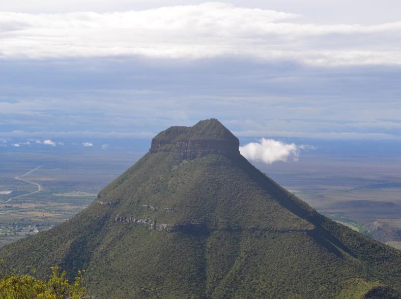An interesting feature of the 14,500 ha Park is its very unique and unusual location. It practically surrounds the historical town of Graaff Reinet in the Eastern Cape.