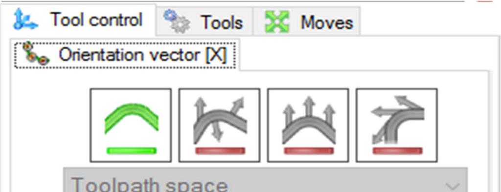 9 The options tabs provide access to: i. Tool Control allows control of tool orientation ii. Tools provide various advanced tools iii.