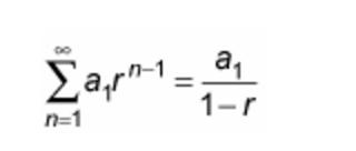 [2] Archimedes Theorem Some geometric sequences have the property that they have infinite terms but a finite sum.