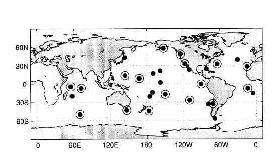 40 Ref. : [Mitchum, 1997] Stations which have existing GPS receivers Figure 2. Stations proposed for Altimeter calibration.