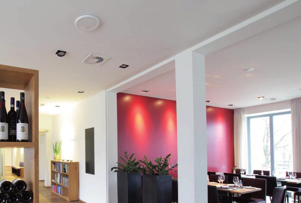 Passive DAS I Technical Description I 7 Indoor Antennas In indoor applications, the antennas are the only elements in the antennas into intermediate floors and suspended ceilings the whole systems