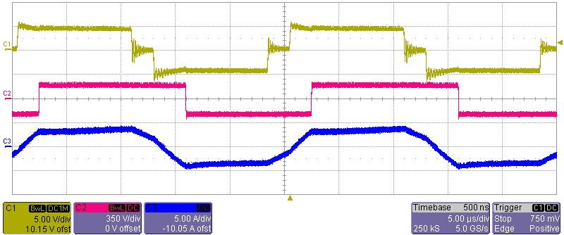 A v DSQ 00% 90% 80% 70% effcency % 60% 50% 40% 30% Fgure. Waveforms of Q under ZVS. 0% 0% v AB 0% 30W 480W 640W 800W 900W 000W outut ow er (W) Fgure 7.
