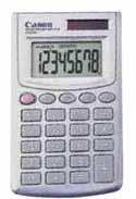 Handheld calculators are compact