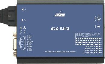 RS 485/422 to Fibre Optic Modems ELO