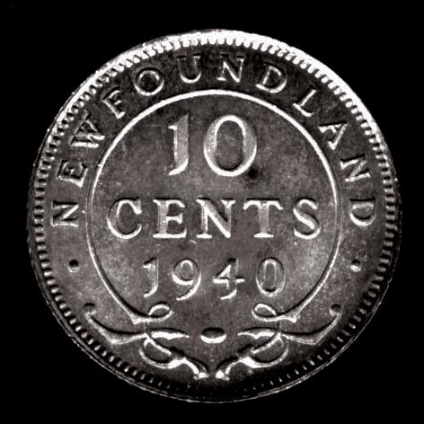 1940-10 CENTS - REVERSE 10 CENTS 18MM.925 FINE 2.
