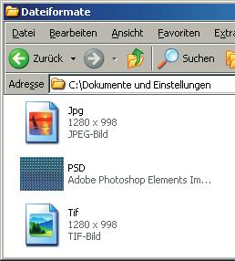 A PSD file is an own file format of Adobe Photoshop. It contains all the information of a TIF file, i.e. all the origi