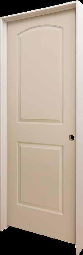 A B Molded Skin A one-piece molded surface that dictates the style and texture of the door. The molded skin allows for a consistent surface, with no joints.