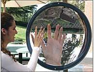 Types of mirrors Concave mirrors: a mirror with a surface that curves inward, thinner
