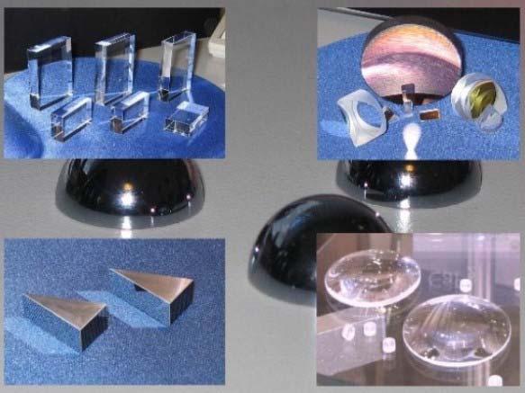 Materials for Lasers Lenses/Windows Standard visible BK 7 Boro Silicate glass, pyrex For UV want quartz, Lithium Fluroide For IR different