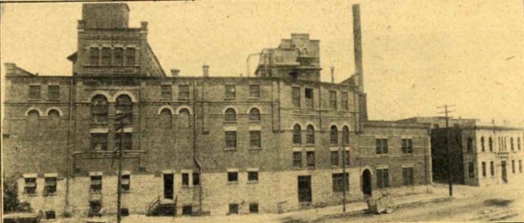 This photo is the Henry Rahr & Sons Brewing Company in Green Bay, WI.