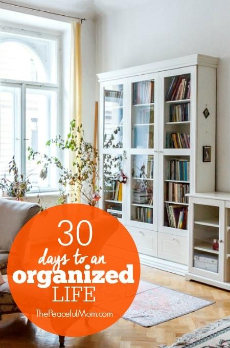 Welcome to the 30 days to an organizedlife Challenge!